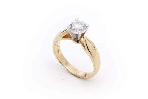 14kt Yellow And White Gold Engagement Ring Karat Jewellers