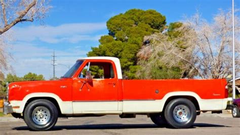 1974 Dodge D100 Canv Truck V8 Dual Side Exhaust 727 Auto Hot Rods Shop