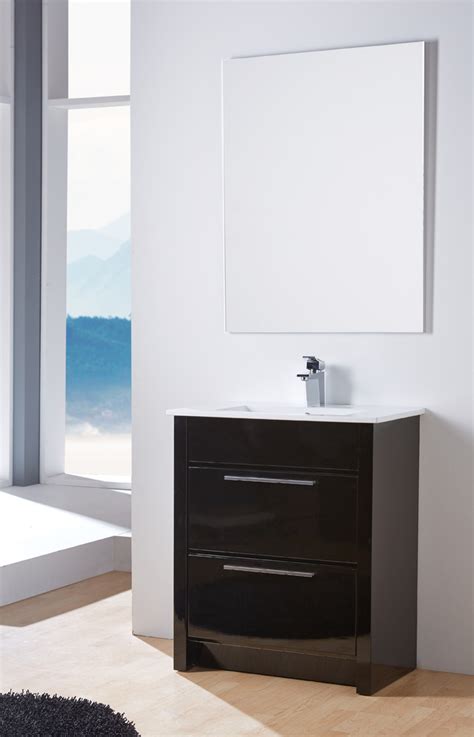 27 Bathroom Vanity 27 Inch Single Sink Vanity With Under Counter Led
