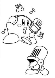 Free Printable Kirby Dibujo Para Imprimir Kirby Coloring Pages To