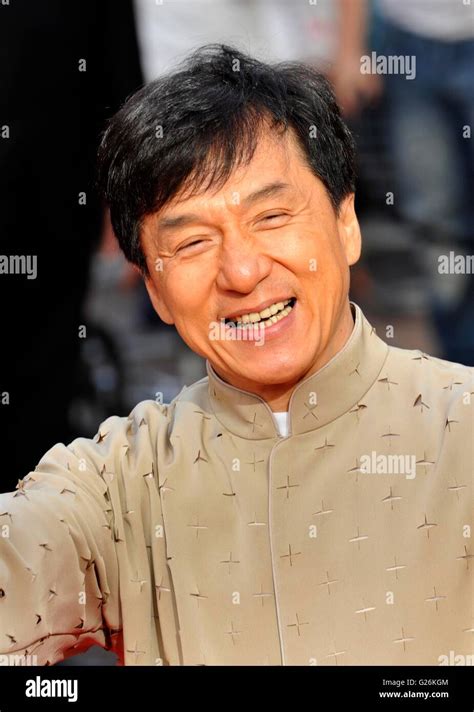 Jackie Chan La Premi Re De Gala Karat Kid A Tenu L Od On Leicester Square Londres Photo