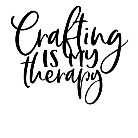 Crafting Is My Therapy Svg Cutting For Business