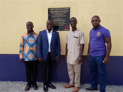 MTN ICT CENTRE COMMISSIONED AT AGGREY MEM AME ZION SHS