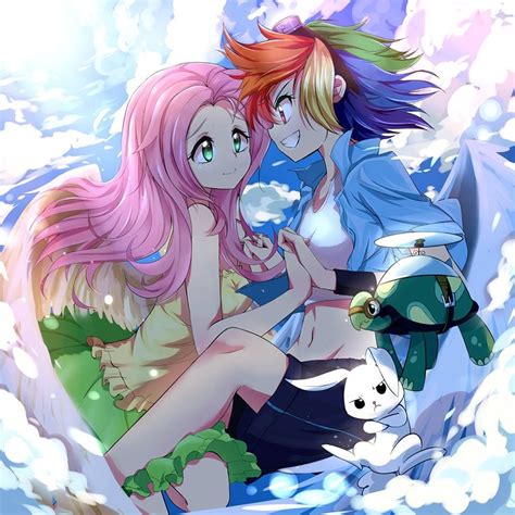 1280 x 720 jpeg 77 кб. Rainbow Dash x Fluttershy ~`My Little Pony | Anime ...