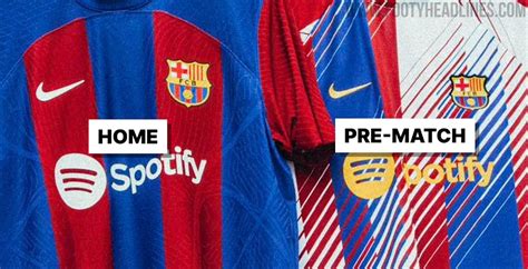 Unique Fc Barcelona 23 24 Pre Match Shirt Released Footy Headlines