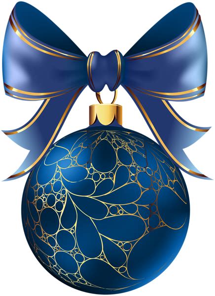 Christmas Ball Blue Transparent PNG Image | Christmas ornaments, Christmas images, Christmas bells