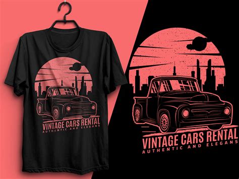 Vintage Car T Shirt Design By Md Shawon On Dribbble