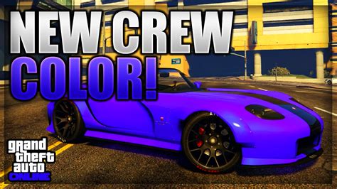 GTA 5 Online - New Rare/Modded Crew Color #47 "Intoxicated Purple