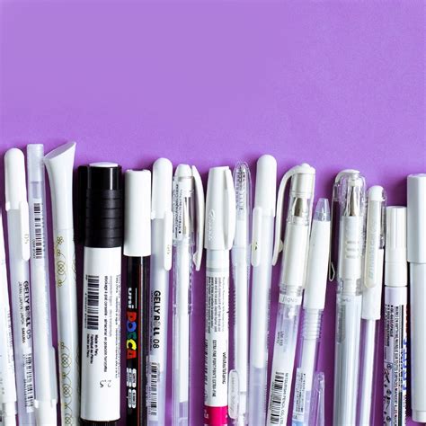 Best And Worst White Pens For Drawing The Ultimate White Pen Test