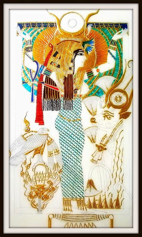 Icons Of Kemet Mistress Of Turquoise A Homage To The Goddess Hwt Her