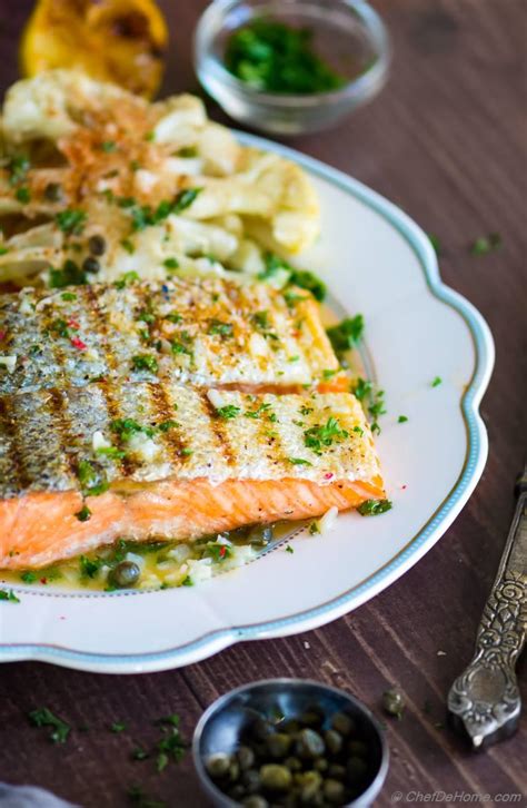 Grilled Salmon With Lemon Butter Sauce Recipe