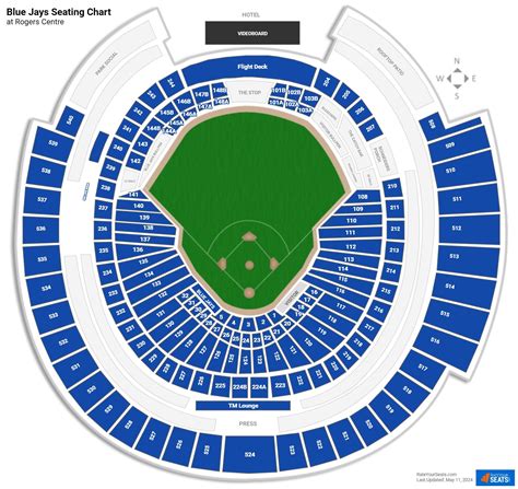 Rogers Centre Seating Charts