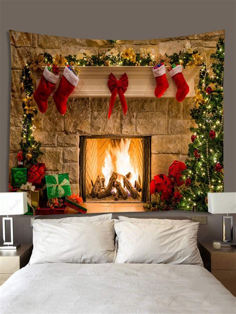 Photo Gallery Christmas Tree Ts Fireplace Print