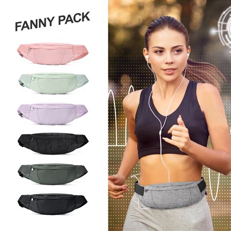 Fanny Packs For Women Fashionable Crossbody Bags Belt Bag Multi Color Waterproof Waist Bag