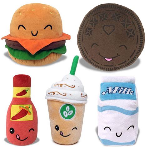 most wanted snackeez food plush super cute kawaii food pillows food plushies candy pillows