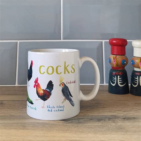 Cocks Bird Mug By Sarah Edmonds Illustration