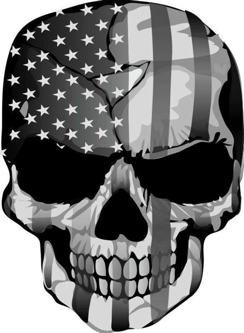 Punisher Window Decal Sticker Punisher American Flag Etsy