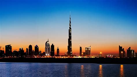 Hd Wallpaper Burj Khalifa Skyline Cityscape Dubai Skyscraper