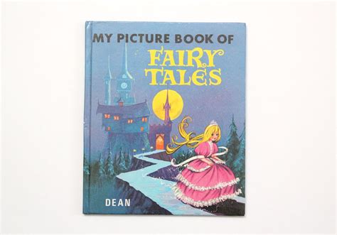 Vintage Hardback Book Deans Picture Book Of Fairy Tales Picture