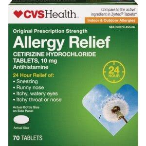 CVS Health Original Prescription Strength Allergy Relief ...