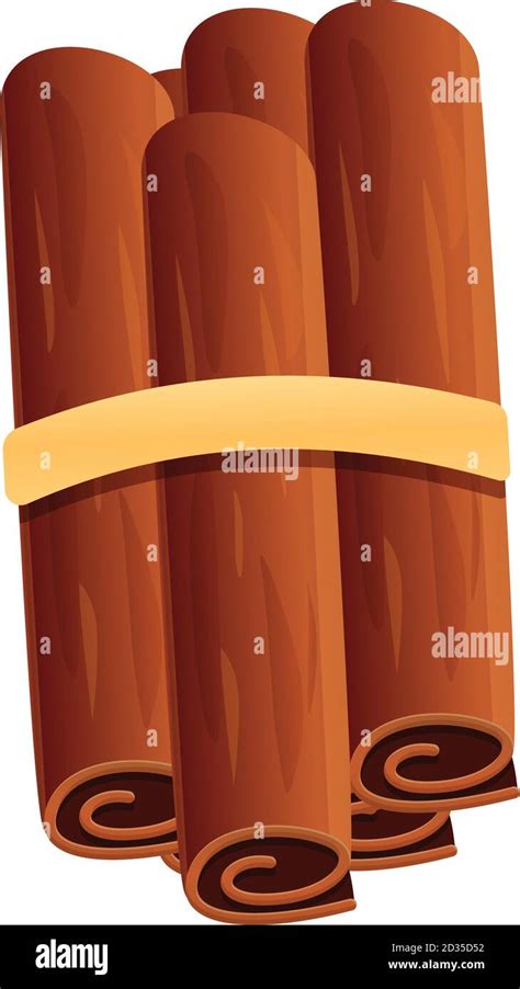Cinnamon Sticks Pack Icon Cartoon Of Cinnamon Sticks Pack Vector Icon
