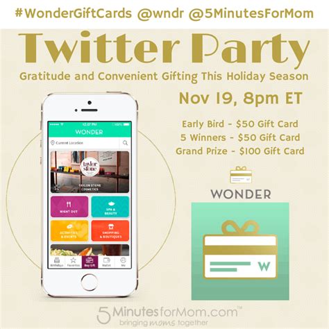 Join Wondertcards Twitter Party With Wndr 400 In