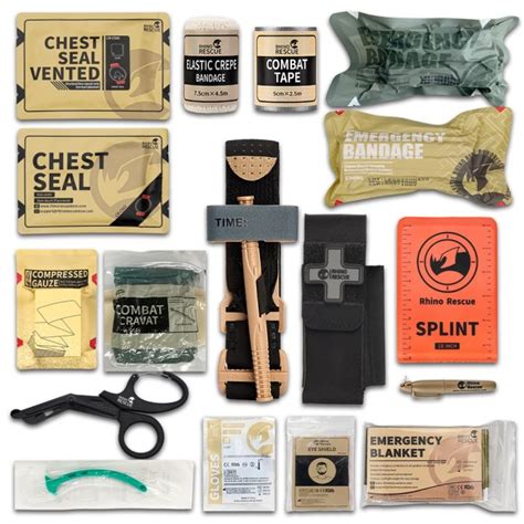 Rhino Rescue Tactical Trauma Kit Emergency First Aid Stop The Bleed