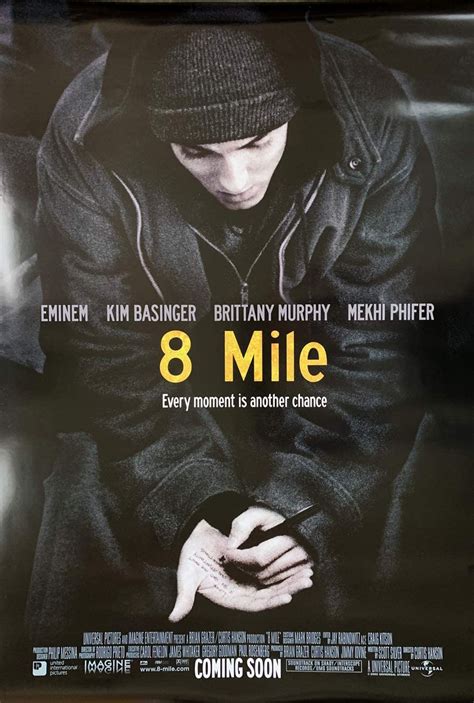 Kim Basinger Mekhi Phifer Eminem 8 Mile Movie Poster 27 X