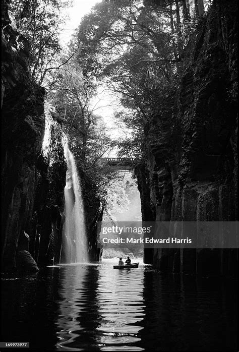 Boaters Takachiho Gorge Japan High Res Stock Photo Getty Images