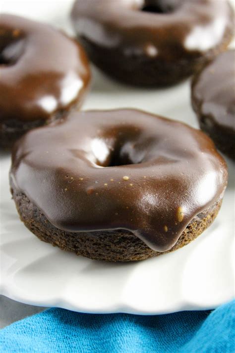 Vegan Double Chocolate Donuts Baking You Happier