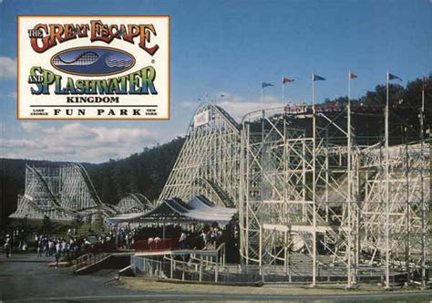 The Great Escape And The Splashwater Kingdom Lake George Ny Postcard