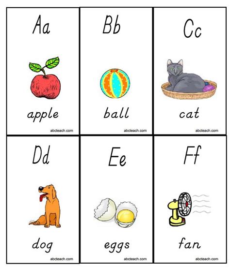 11 Sets Of Free Printable Alphabet Flashcards