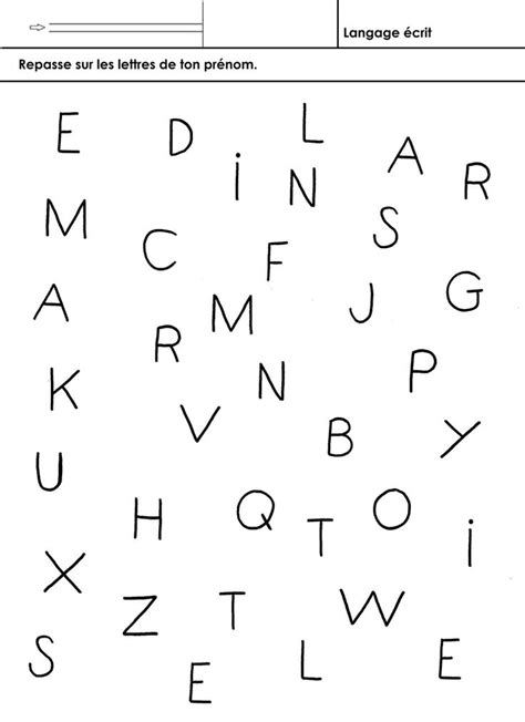 An English Alphabet Worksheet With The Letters And Numbers In Each Letter On It