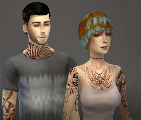 Sims 4 Neck Tattoo