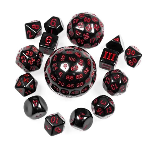 Conjunto de dados poliédricos para jogo de tabuleiro RPG poliédrico DND D D RPG D3 D4