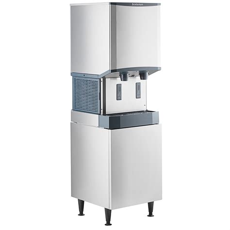 scotsman hid540w 1 meridian countertop water cooled ice machine and water dispenser with