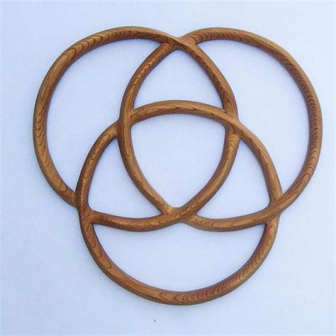 Consent is not a condition of any purchase. Celtic Knot of Three Circles-Trinity Knot of Integration Wood Carving - Signs of Spirit
