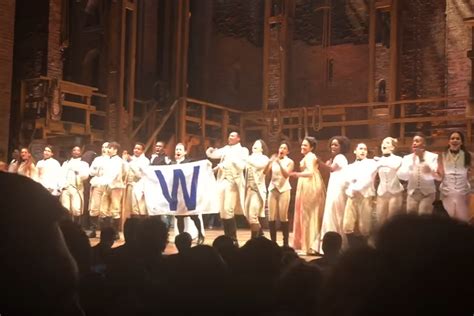 ‘hamilton Cast Salutes Chicago Cubs Winning The World Series Wtop News
