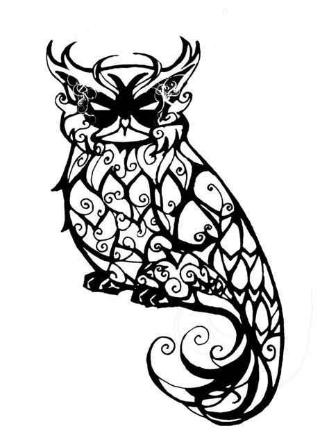 Evil Owl Tattoo