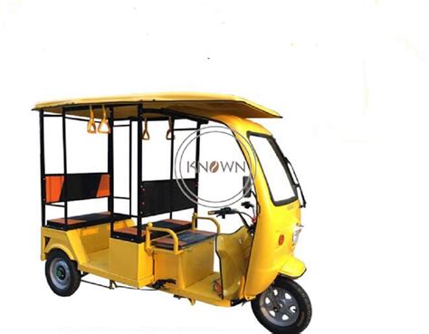 6 7 Passengers Transport Electric Solar Tricycle Dumpertaxi Rickshaw Three Wheels Cabin Tuk Tuks