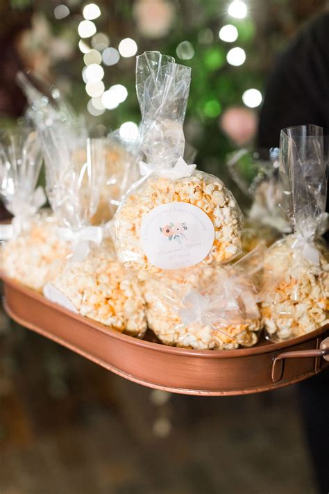 Choose A Wedding Favor That Your Guests Will Truly Enjoy Popcorn Is