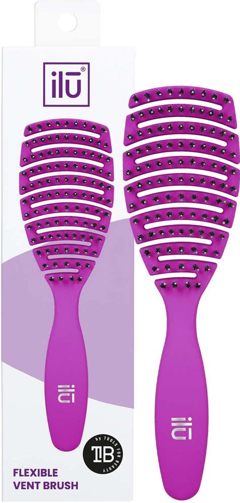 Ilū Hairbrush Easy Detangling Purple
