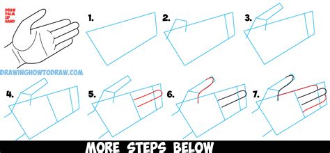How to draw sofa if you follow the steps and recommendations of our instructions, you can easily learn how to correctly depict furniture. How to Draw Hands Open Palm - Drawing Cartoon Open Palmed ...
