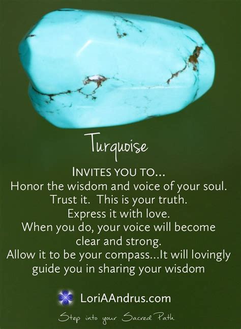 Turquoisea Stone Of Expression Energy Crystals