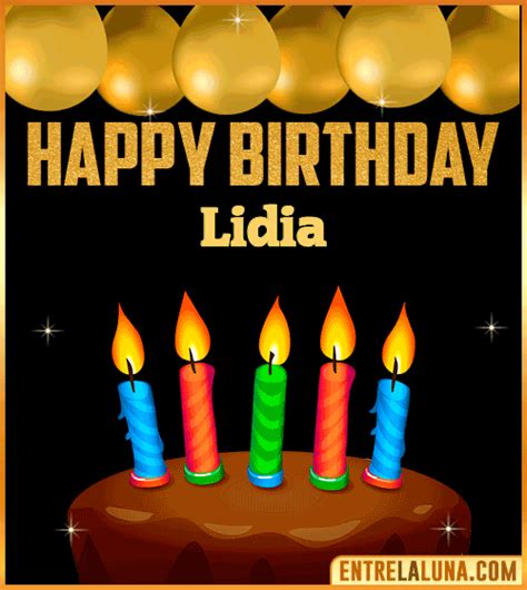 Feliz Cumpleaños Lidia  🎂 Felicidades Lidia 🎉