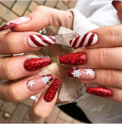 20 Festive Christmas Nail Designs For 2020 The Glossychic Red