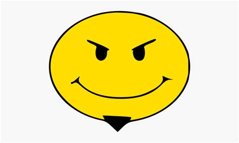 Evil Grin Clipart Emoji Smile High Resolution Free Transparent