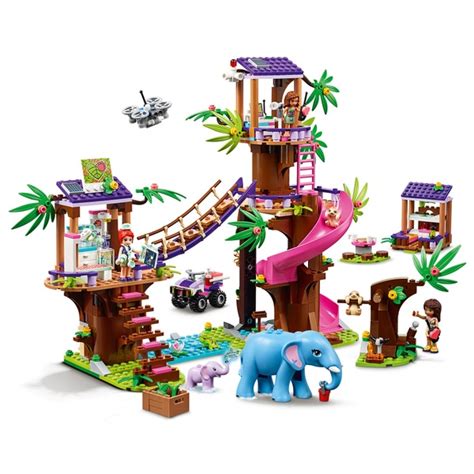 Lego 41424 Friends Jungle Rescue Base Treehouse Vet Set Smyths Toys Uk