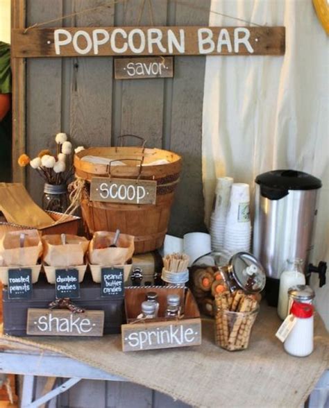 44 Exciting Popcorn Bar Ideas For Your Wedding Weddingomania