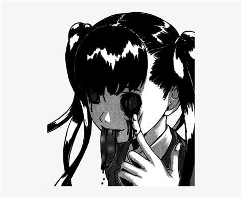 Anime Girl Black And White Imagesee